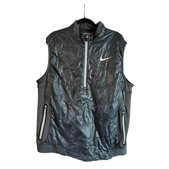 Nike Golf Other - Nike Golf Mens Gray Vest Size XL Lightweight Activewear Felxible Half Zip